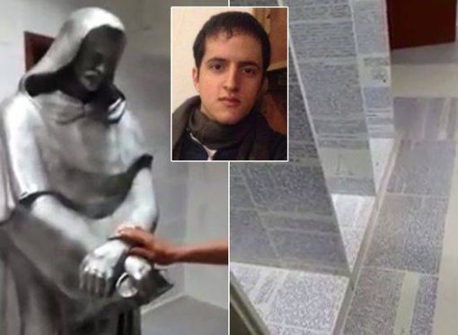 Fears missing student who covered room with occult symbol has been abducted by ALIENS