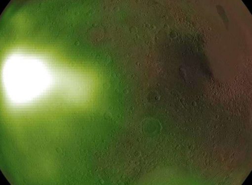 Mars becomes Planet Hulk in eerie nightglow animation of UV-emitting atmospheric phenomenon