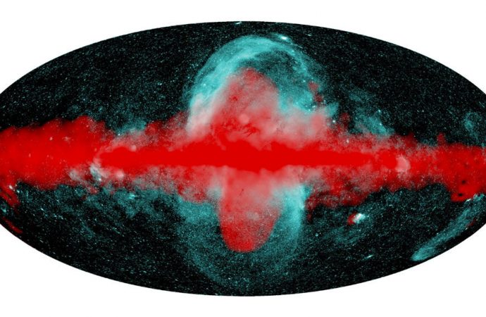 Enormous X-ray bubbles balloon from the center of the Milky Way