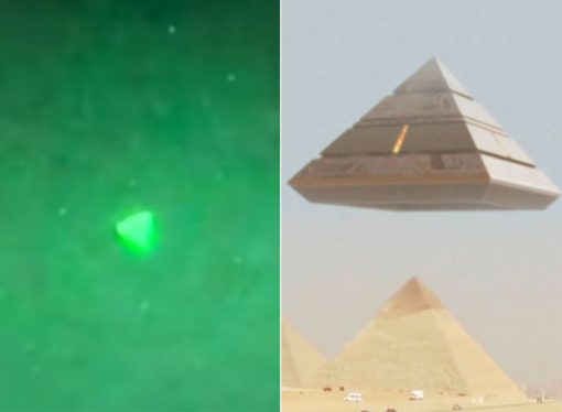 US Navy Acknowledges Pyramid-Shaped UFO Captured with Night Vision Camera